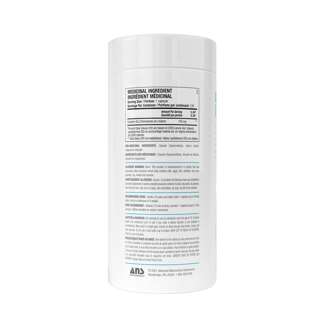 CREATINE HCL 120 Capsules